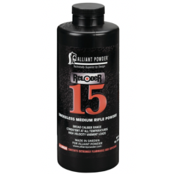 Alliant Reloder 15 Smokeless Medium Rifle Powder (1 Lb Or 5 Lbs)