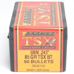 Barnes .243 / 6mm 85 Grain Triple-Shock X Boat Tail Bullet (50 Ct.)