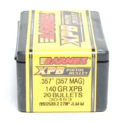 Barnes .357 / 357 Mag 140 Grain X Pistol Bullet (20 Ct.)