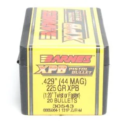 Barnes .429 / 44 225 Grain X Pistol Bullet (20 Ct.)