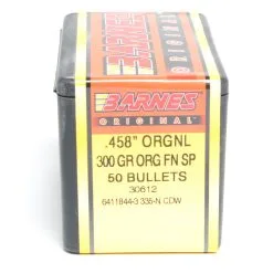 Barnes .458 / 45-70 300 Grain "Original" Flat Nose Soft Point (50 Ct.)