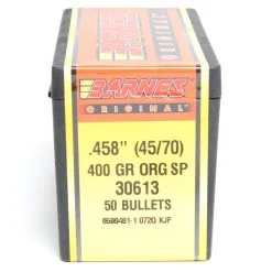 Barnes .458 / 45-70 400 Grain "Original" Soft Point Semi-Spitzer (50 Ct.)