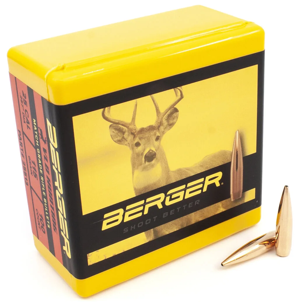 Berger .257 / 25 115 Grain Hunting Very Low Drag (100 Ct.)