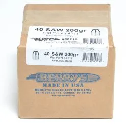 Berrys .401 / 40 200 Grain Flat Point (500 Ct.)
