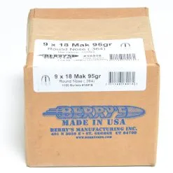 Berrys .364 / 9X18 Mak 95 Grain Round Nose (1000 Ct.)