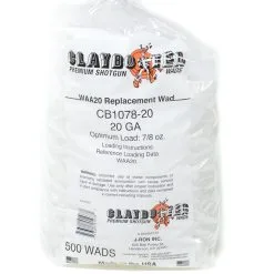 Claybuster 20 Ga Winchester AA 20 Shotshell Wads (500)