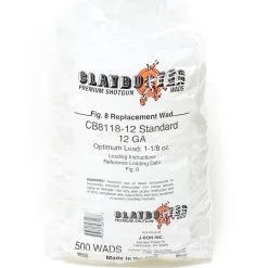 Claybuster 12 Ga Remington Figure 8 Shotshell Wads (500)