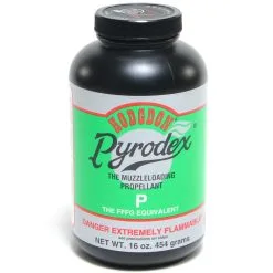 Hodgdon Pyrodex P (FFFG) Muzzleloading Powder (1 Lb Container)