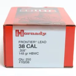 Hornady Lead .358 / 38 148 Grain Hallow Base Wadcutter (250 Ct.)