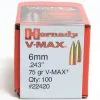 Hornady .243 / 6mm 75 Grain V-Max (100 Ct.)