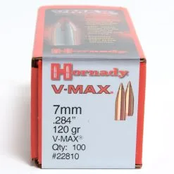 Hornady .284 / 7mm 120 Grain V-Max (100 Ct.)