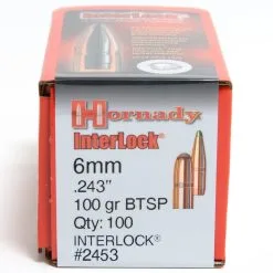 Hornady .243 / 6mm 100 Grain Soft Point Boat Tail (100 Ct.)