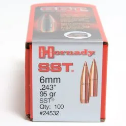 Hornady .243 / 6mm 95 Grain SST (Super Shock Tip) (100 Ct.)