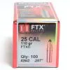 Hornady .257 / 25 110 Grain FTX (Flex Tip) (100 Ct.)