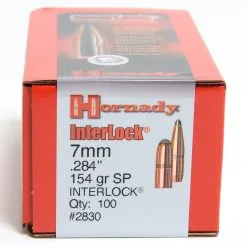Hornady .284 / 7mm 154 Grain Soft Point (100 Ct.)