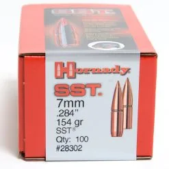 Hornady .284 / 7mm 154 Grain SST (Super Shock Tip) (100 Ct.)