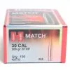 Hornady .308 / 30 208 Grain Hollow Point Boat Tail Match (100 Ct.)