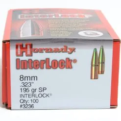 Hornady .323 / 8mm 195 Grain Soft Point (100 Ct.)