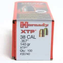 Hornady .357 / 38 140 Grain Hollow Point/XTP (eXtreme Terminal Performance) (100 Ct.)