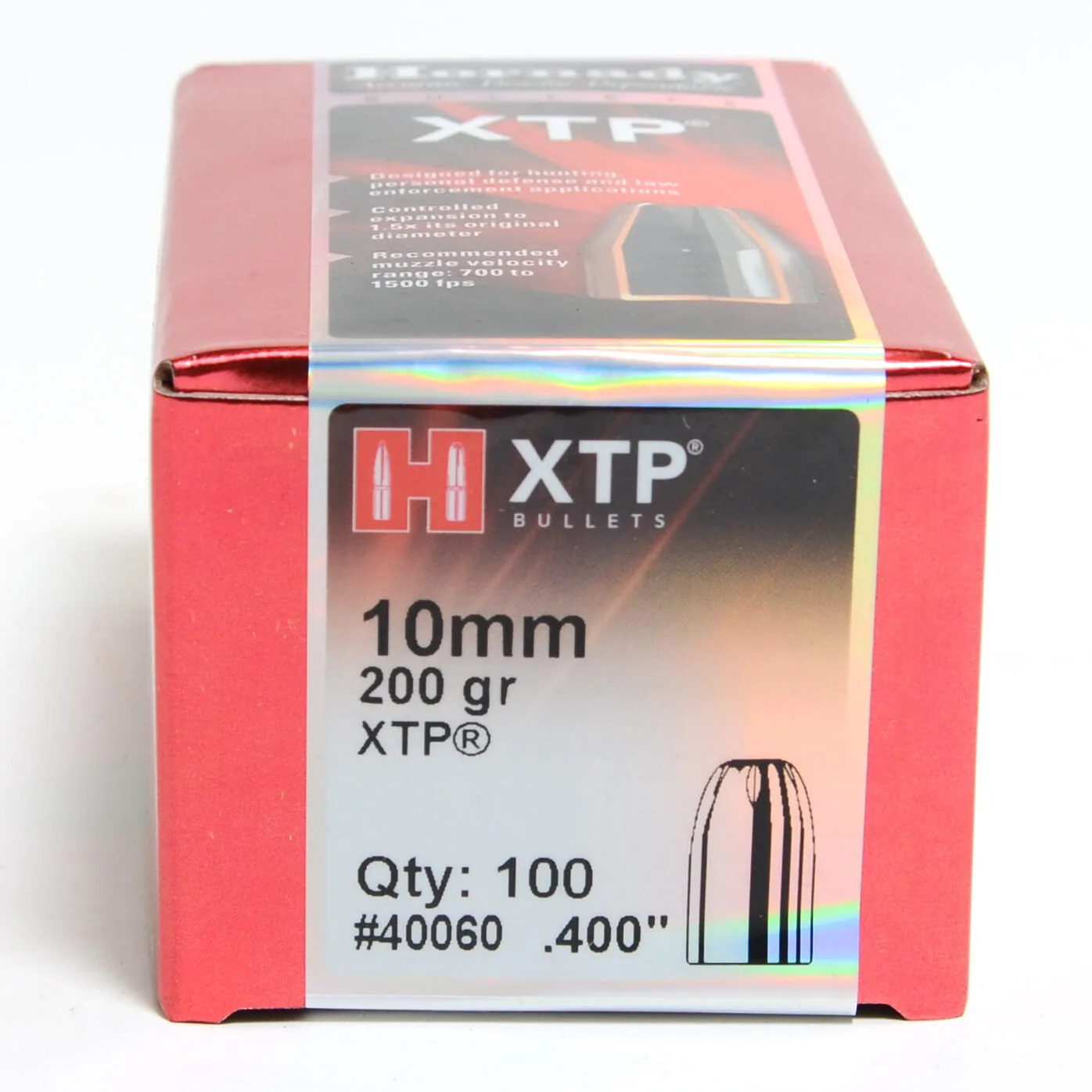 Hornady .400 / 40-10mm 200 Grain XTP Hollow Point (eXtreme Terminal Performance) (100 Ct.)