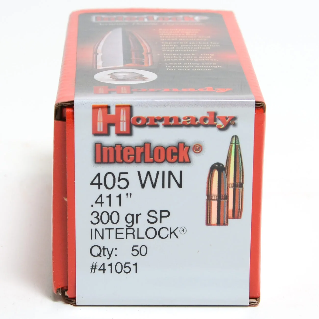 Hornady .411 / 405 300 Grain Soft Point (50 Ct.)