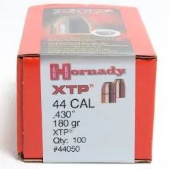 Hornady .430 / 44 180 Grain XTP Hollow Point (eXtreme Terminal Performance) (100 Ct.)