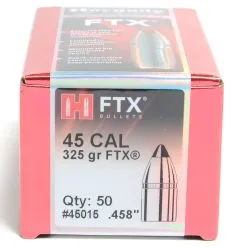 Hornady .458 / 45 325 Grain FTX (Flex Tip) (50 Ct.)