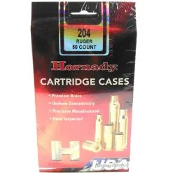 Hornady Brass Unprimed 204 Ruger (50)