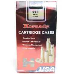 Hornady Brass Unprimed 220 Swift (50) 5/Cs