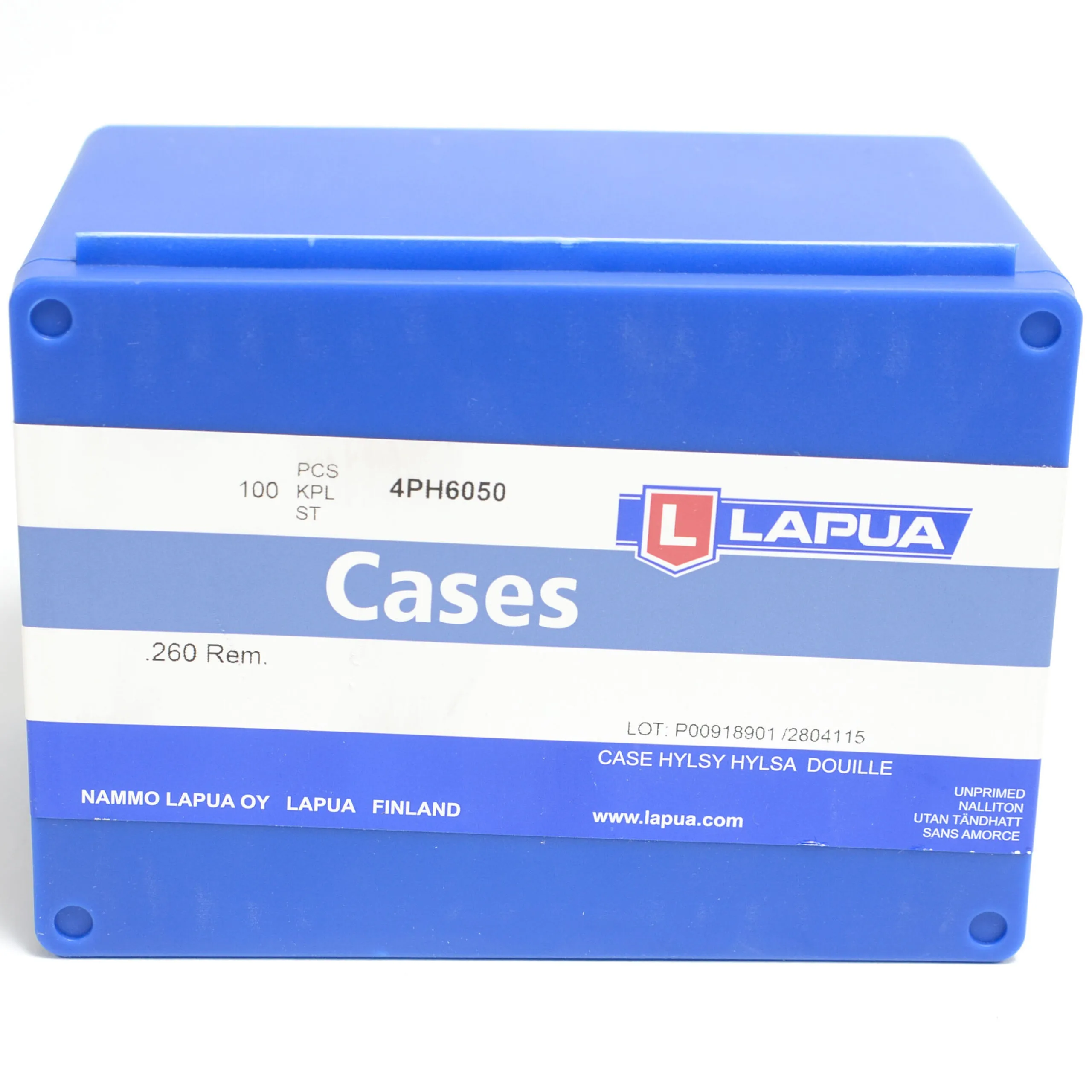 Lapua 260 Remington Unprimed Cases (100)
