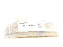 Nosler Unprimed Brass 22 Hornet (250) Unprocessed