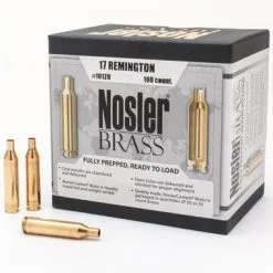 Nosler Unprimed Brass 17 Rem (100)