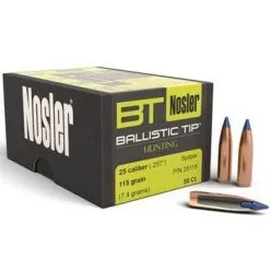 Nosler .257 / 257 115 Grain Spitzer Boat Tail (50 Ct.)