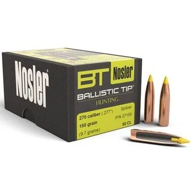 Nosler .277 / 6.8mm150 Grain Spitzer Boat Tail (50 Ct.)