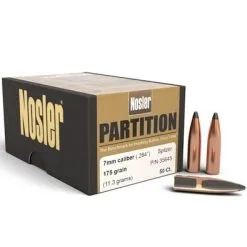 Nosler .284 / 7mm 175 Grain Spitzer Partition (50 Ct.)