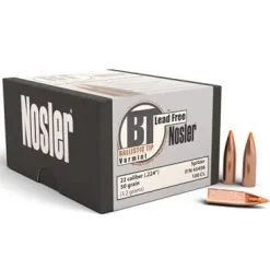Nosler .224 / 22 50 Grain Boat Tail Lead Free (100 Ct.)