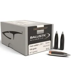 Nosler .284 / 7mm 150 Grain Spitzer Point Ballistic Silvertip (Combined Technology) (50 Ct.)