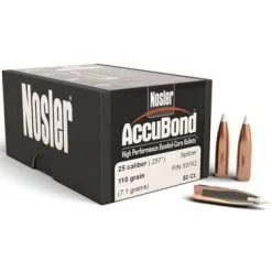 Nosler .257 / 257 110 Grain Spitzer Point Accubond (50 Ct.)