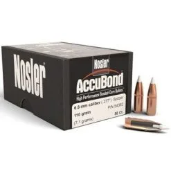 Nosler .277 / 6.8mm 110 Grain Spitzer Point AccuBond (50 Ct.)