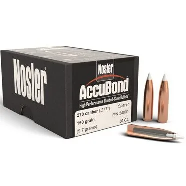 Nosler .277 / 270 150 Grain Accubond (50 Ct.)