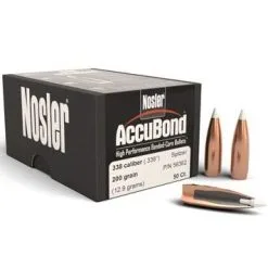 Nosler .338 / 338 200 Grain Spitzer Point Accubond (50 Ct.)