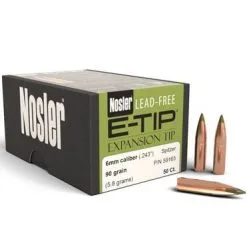 Nosler .243 / 6mm 90 Grain E-Tip (Lead Free) (50 Ct.)