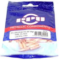Prvi .224 / 22 55 Grain Full Metal Jacket Boat Tail (100 Ct.)
