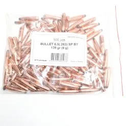 Prvi .264 / 6.5mm 139 Grain Soft Point Boat Tail (100 Ct.)