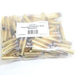 Prvi Partizian Unprimed Brass 8X56R Hungarian Mannlicher (100)