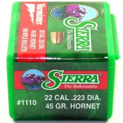 Sierra .223 / 22 45 Grain Hornet Varminter (100 Ct.)