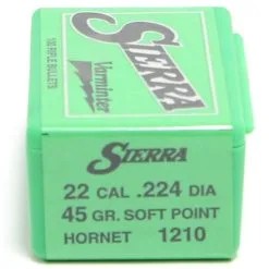 Sierra .224 / 22 45 Grain Hornet Varminter (100 Ct.)
