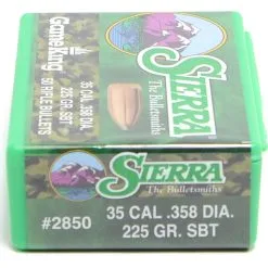 Sierra .358 / 35 225 Grain Spitzer GameKing (50 Ct.)
