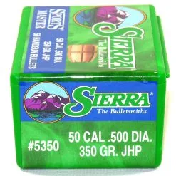 Sierra .500 / 50 350 Grain Jacketed Hollow Point (50 Ct.)