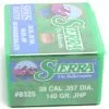 Sierra .357 / 38 140 Grain Jacketed Hollow Point (100 Ct.)